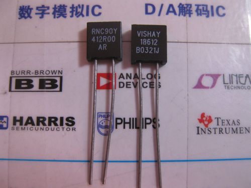 1x RNC90Y 412R00 AR Vishay RNC90 Series Metal Foil Resistors Y0089412R000AR0L
