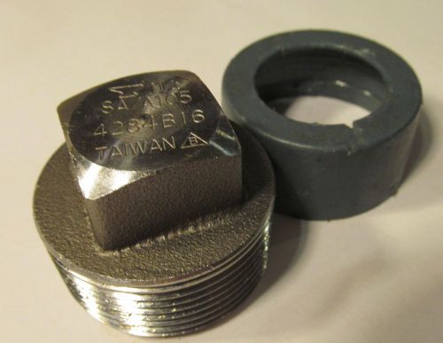 New anvil 1-1/4&#034; forged steel hex head plug sa/a105 b16 for sale