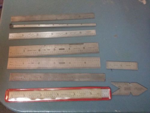 Lot of STARRETT L.S.S. Co. General Rules Machinist Measuring Tools