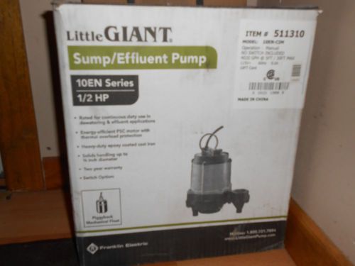 Little giant 1/2 HP sump pump