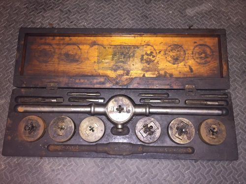 Vintage Antique Wells Brothers &amp; Co. Little Giant Tap and Die Set Patented 1885