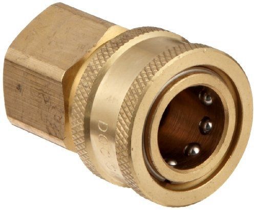 Dixon STFC4 Brass Hydraulic Quick-Connect Fitting, 1/2&#034; Female Coupling x