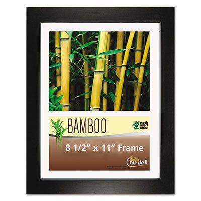 Bamboo Frame, 8 1/2 x 11, Black, Sold as 1 Each