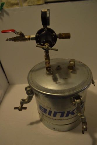 Binks pressure pot 2 gallon for sale