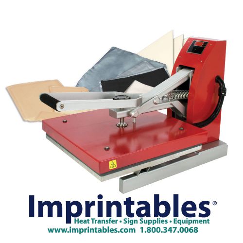 Heat Press Package Imprintables Red Press 11&#034; x 15&#034; and Heat Transfer Supplies