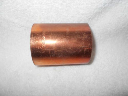 Copper 2&#034; Repair Coupling (No Stop) Fits 2 1/8&#034; od Copper Tubing - NEW