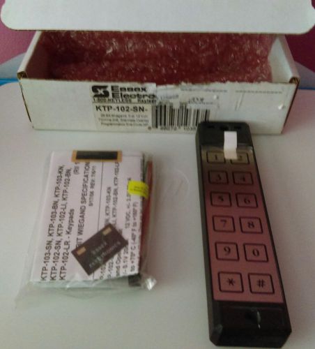 Essex KTP-102-SN 26 BIT Wiegand Access Control Keypad Readers