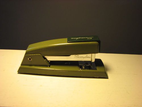 Vintage Swingline 711 Stapler, L.I.C. NY USA, Works Great! green