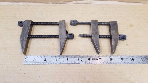 Lot of 2 starrett #161-d parallel clamps machinist toolmaker tools for sale
