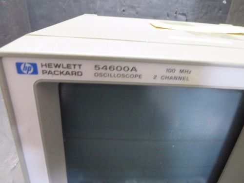 Agilent HP 54600A 2-channel 100 MHz Oscilloscope ID#26194KHDG