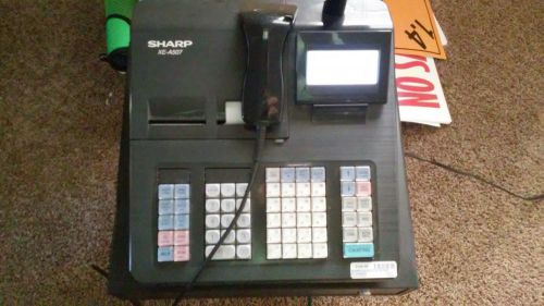 Sharp xe a507 cash register w/ upc bar code scanner, fully functional, xclnt for sale