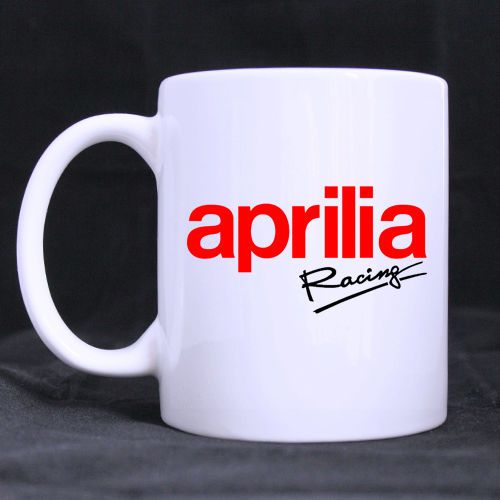 Mens/Gents/Ladies APRILIA RACING LOGO Mug Gift/ Coffee Mugs/Tableware/Tea/White