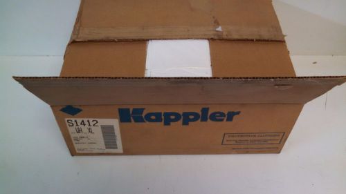 CASE OF (25) NOS! KAPPLER FRONT ZIPPER TYVEK DISPOSABLE COVERALLS XL S1412