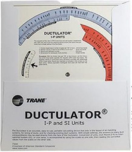Trane Ductulator , Redesigned for 2016