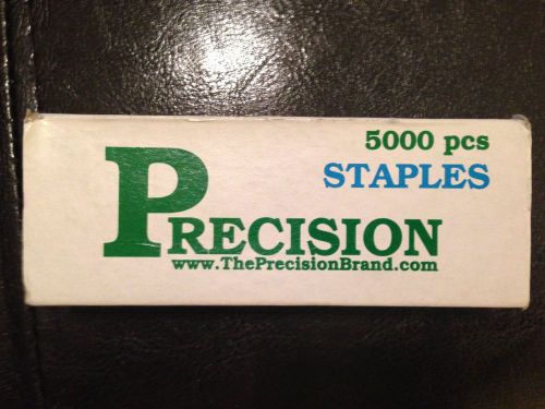 Precision Brand Basic Standard Economy Staples 5000 Count Box Full Strip