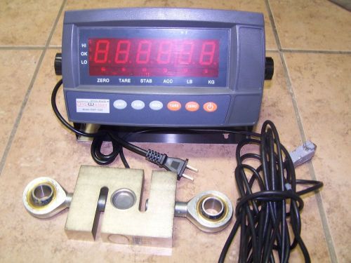 Crane scale 10000x 1 lb, s type load cell 10k with led indicator,calibrated,bolt for sale