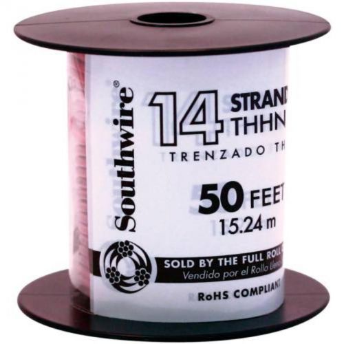 Thhn strand 14gauge red 50&#039; southwire company misc. wire 22957517 032886007057 for sale