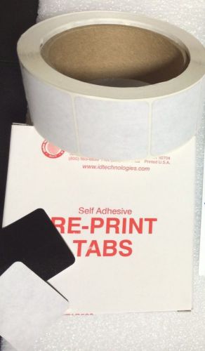 500 self-adhesive Re-Print Tabs