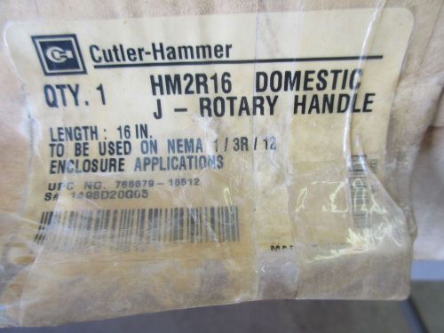 *NEW* CUTLER HAMMER HM2R16 J-ROTARY HANDLE 16&#034; SHAFT *60 DAY WARRANTY* TR