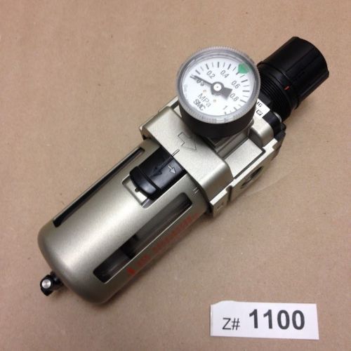 Smc aw40-04g filter regulator with 0-1 mpa gauge for sale