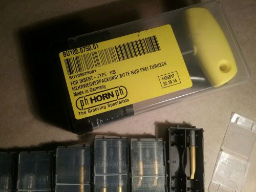 Ph horn bu105.0750.011 boring tool holder super mini w. solid carbide inserts for sale