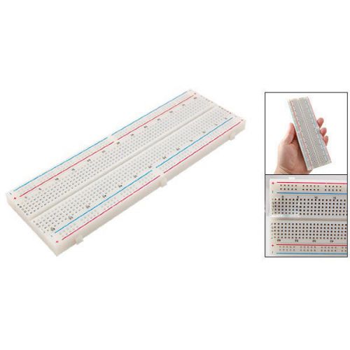 W6 830 points rectangular adhesive back solderless prototype breadboard mb-102 for sale