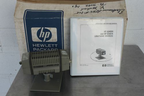 HEWLETT PACKARD HP AGILENT 83401A 83401A-011 LIGHTWAVE SOURCE