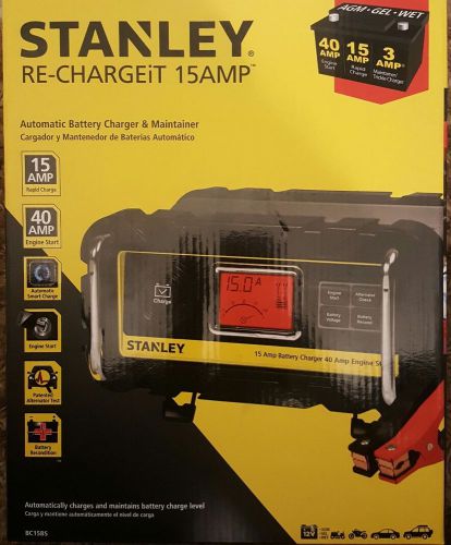 Stanley BC15BS 15A Battery Charger with 40A Engine Start