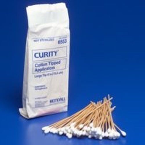 Kendall Cotton Tip Applicator Large 6&#034; Wood Non Sterile - Pack of 100 - Model...
