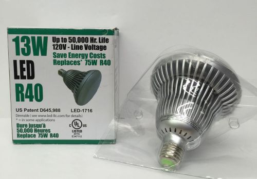 Light efficient design led-1716 dimmable 13w pageant led r40 wide flood bulb for sale
