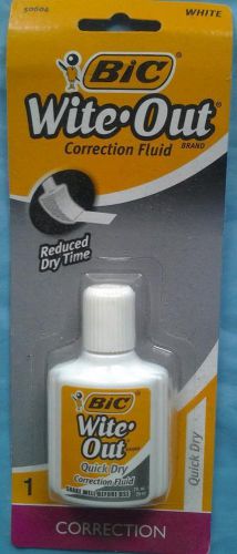 Bic Wite out Quick Dry Correction Fluid UPC 70330 50604