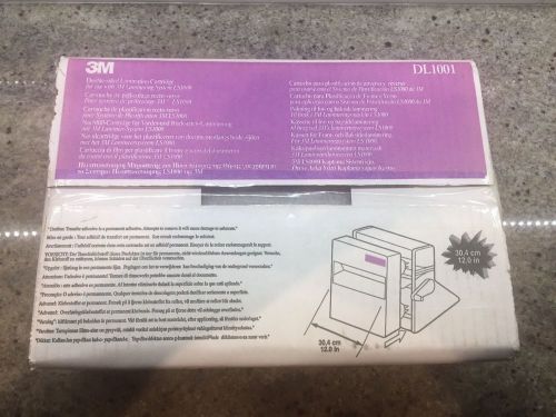 GENUINE 3M DL1004 Double Sided Lamination Cartridge for LS1000 12&#034;x100&#039; NEW