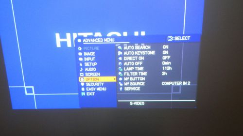 Hitachi XGA 3LCD Projector -- CP-X2511 (112 used lamp hours)