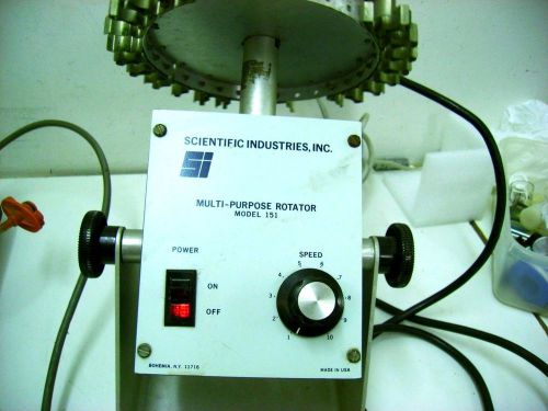 Scientific Industries Inc Multi-Purpose Rotator Mixer Model 151 Variable Speed