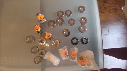 Lot of tyco sprinkler heads and recessed escutcheon chrome new bulk for sale