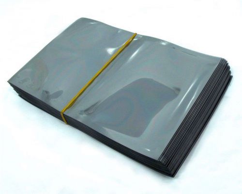 200pcs 6x10cm ESD Silver Anti-Static Bags Shield electronic Brand new