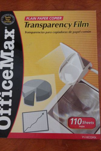 Overhead Transparency Film 8.5 x 11&#034; Open Box 81 sheets left P110COMX