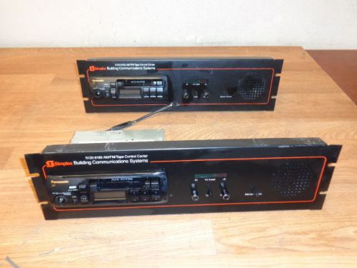 2 Simplex Intercom 5120-9189 Am Fm Tape Controller with Panasonic J01