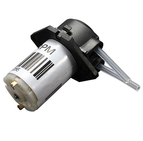 Homecube 12V DC Peristaltic Liquid Pump Miniature Dosing Pump Hose Pump for A...