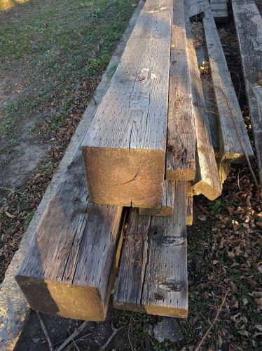 Used bridge timbers/ planks creosote-treated 48&#039; trailer load-buffalo center, ia for sale