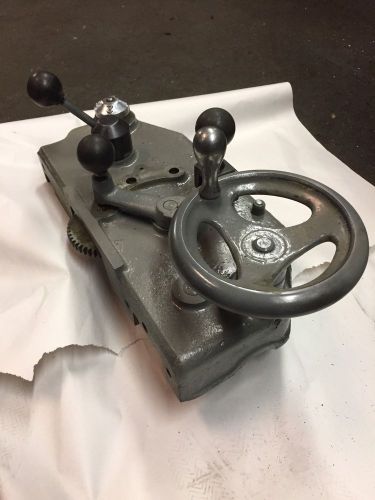 12&#034; Rockwell Lathe Carriage