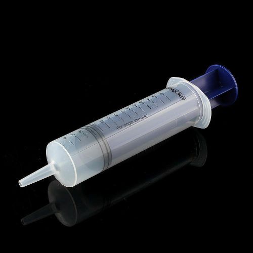 Hard Plastic Reusable Syringe for Nutrient Measurement + Tube Non Medicals 150ml