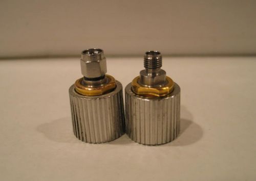 Amphenol Omni Spectra SMA Female and Male to APC-7 Adapter Pair