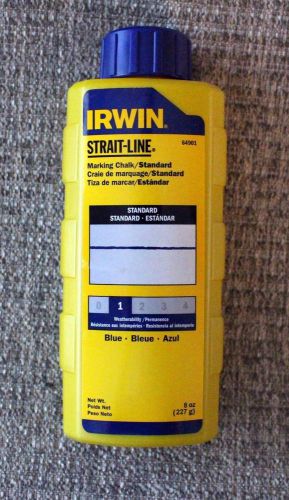Irwin Tools 64901 Strait-Line Blue Marking Chalk 8 Ounce Bottle NEW