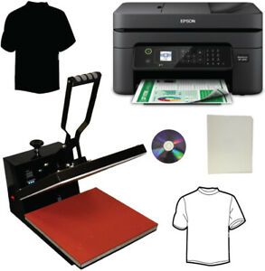 15x15 Heat Press,Printer All-in-1 Wireless Heat Transfer Paper Customize Tshirts