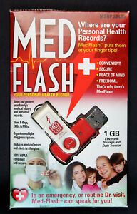 MedFlash Personal Health Medical Record Storage 1GB (New)