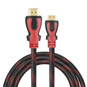 2pcs HDMI to HDMI Cable,5 Feet/1.5M,Male to Male Braided HDMI Cord