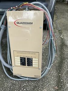 Guardian Automatic Transfer Switch and emergency 8-Circuit Load Center