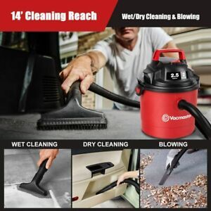Vacmaster Red Edition VOM205P 1101 Portable Wet Dry Shop Vacuum