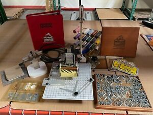 Howard Personalizer 20286 imprinting hot foil stamping machine and many extras